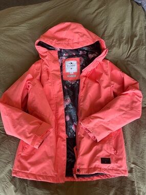 Billabong Coral-Orange Hooded Jacket
